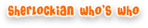 Sherlockian Who's Who logo
